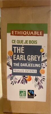 Thé Earl Grey - Thé Darjeeling - Feuilles entières