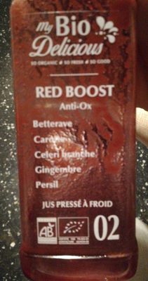 Red boost front packaging