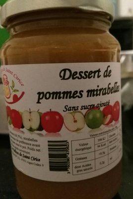 Dessert de pommes mirabelles