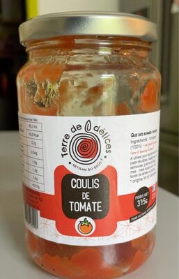 Coulis de tomate front packaging