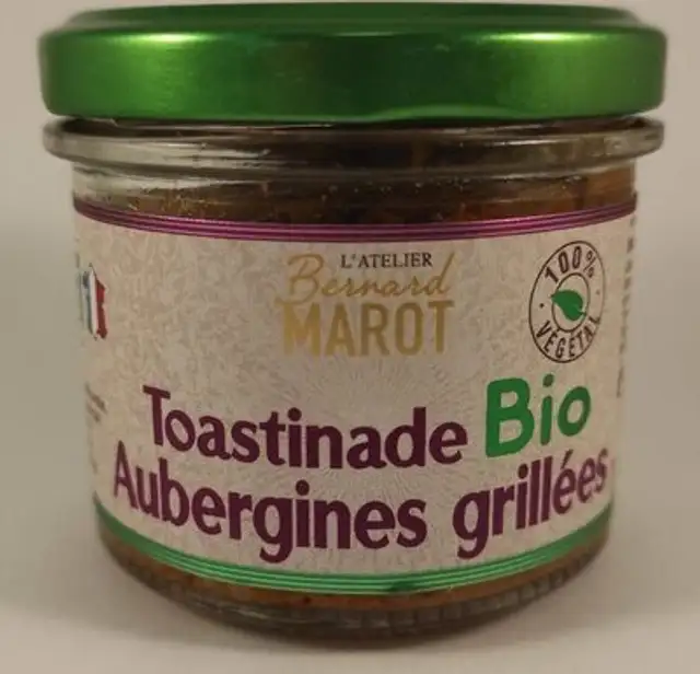 Toastinade Bio Aubergines grillées front packaging