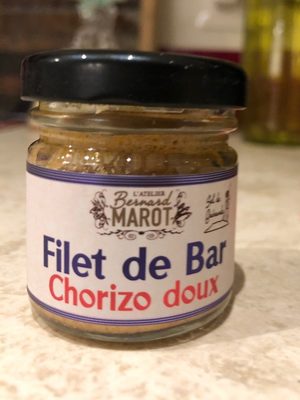 Filet de bar, chorizo doux