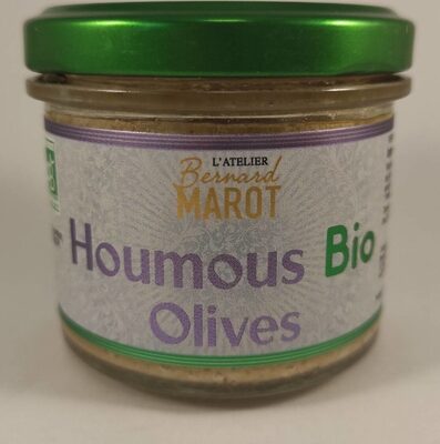 Houmous Bio Olives front packaging