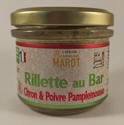 Rillette au Bar Citron & Poivre Pamplemousse
