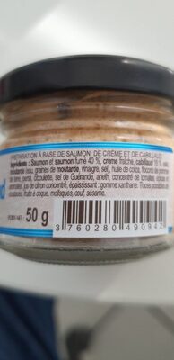 Duo de Saumon et Cabillaud nutrition facts table