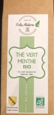 Thé vert menthe bio