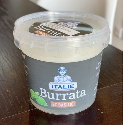 Burrata et basilic