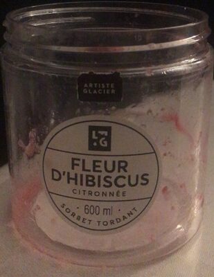Glace Fleur d’hibiscus citronnée