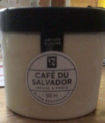 Glace café du Salvador infusé à froid