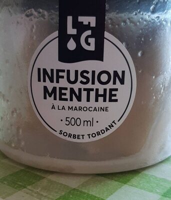 Sorbet infusion menthe à la marocaine