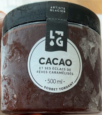 Cacao et ses éclats de fèves caramélisés