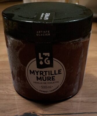 Sorbet myrtille/mûre