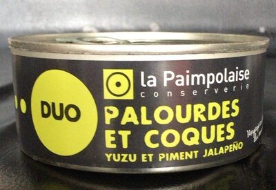 Palourdes et coques yuzu et piment jalapeño front packaging