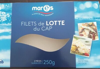 Filets de lotte du Cap front packaging