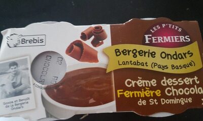 Crème dessert fermière chocolat