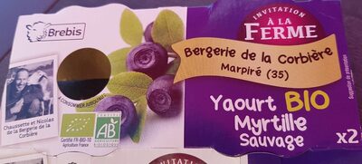 Yaourt bio brebis Myrtille sauvage