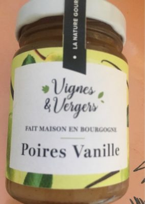 Confiture Poires Vanille