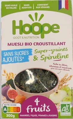 Mueslis bio croustillant 4 fruits