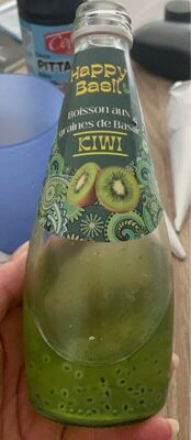 Boisson aux graines de basilic et jus de fruits / Kiwi