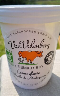 Crème glacée Vanille de Madagascar front packaging