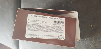 sandwich club au poulet dakatine