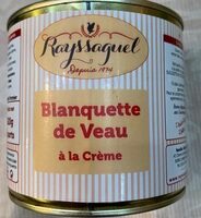 Blanquette de veau a la creme