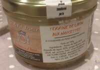 Terrine de lapin aux noisettes