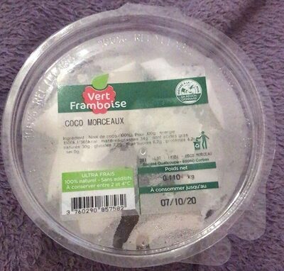 Coco morceaux front packaging