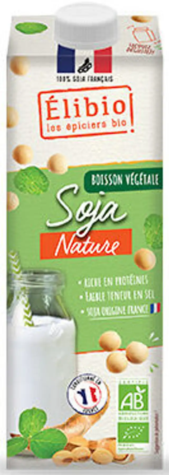 Soja nature front packaging