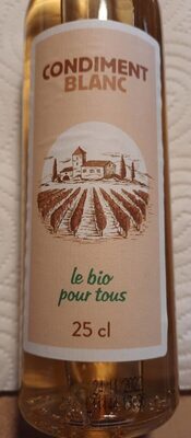 Condiment blanc