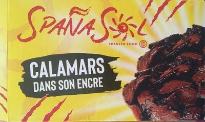 Calamars dans son encre front packaging
