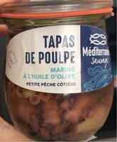 Tapas de Poulpe Mariné à l’huile d’Olive bio