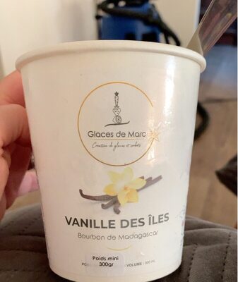 Glaces de Marc vanille des iles