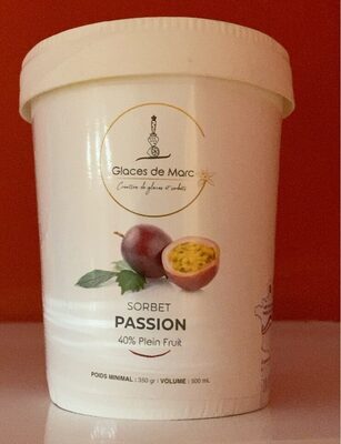 Sorbet Passion 40% Plein Fruit