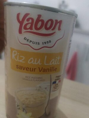 Riz au lait saveur vanille