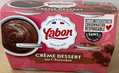 Crème dessert au chocolat front packaging