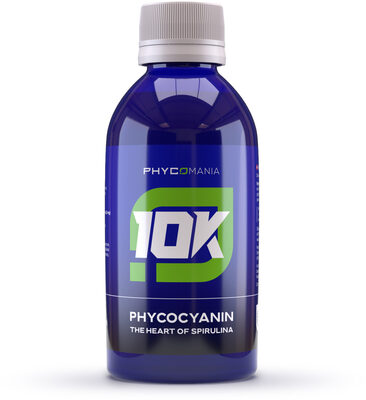 10K - PHYCOCYANIN - The Heart of Spirulina front packaging