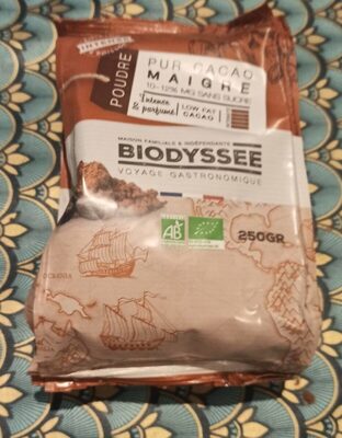 Pur cacao maigre front packaging