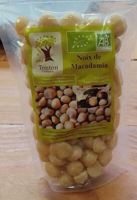 Noix de Macadamia front packaging