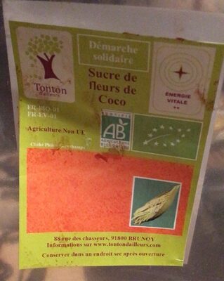 Sucre de fleurs de coco bio