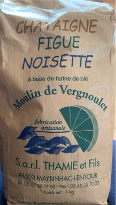 Farine châtaigne figue noisette front packaging