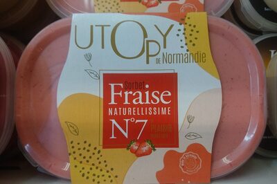 Sorbet fraise front packaging