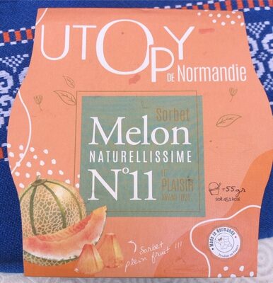 Sorbet melon front packaging