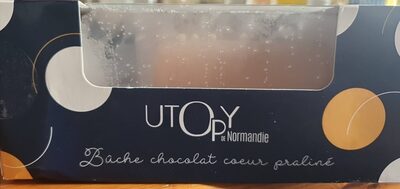 Bûche chocolat cœur praliné