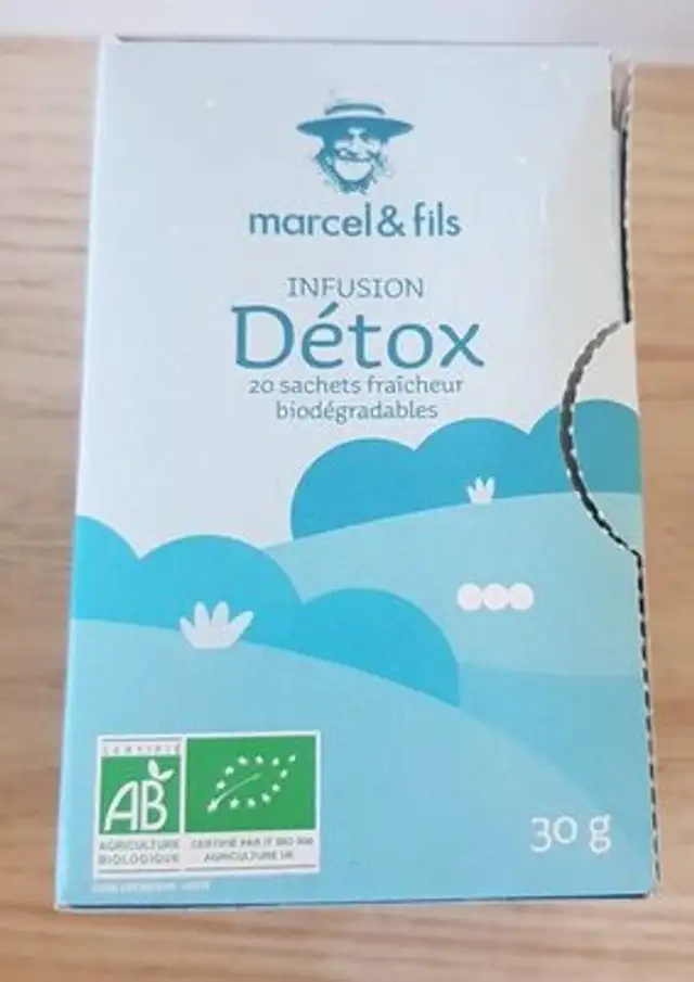Infusion Detox front packaging