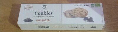 Cookies aux pepites de chocolat front packaging