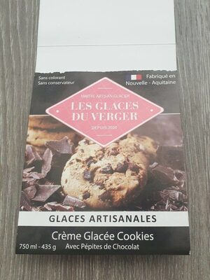 Les glaces du verger front packaging