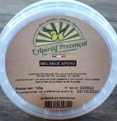 Melange apero front packaging