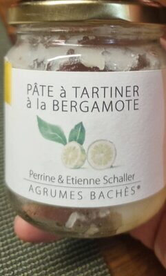 Pate à tartiner à la bergamote