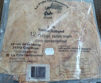 Crêpes faites mains